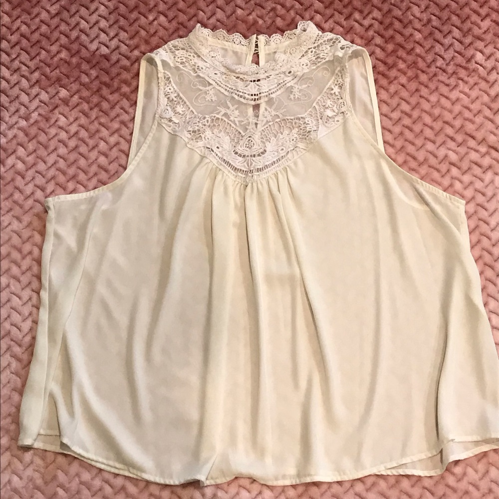Flowy lace blouse